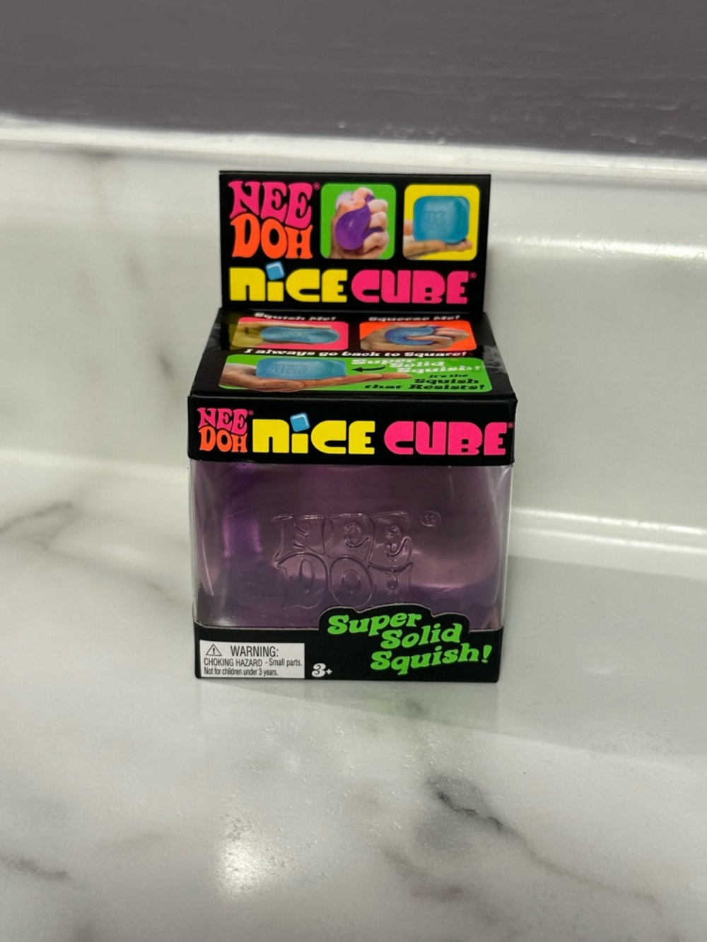🌲NeeDoh Nice Cube Super Solid Squish (Purple)